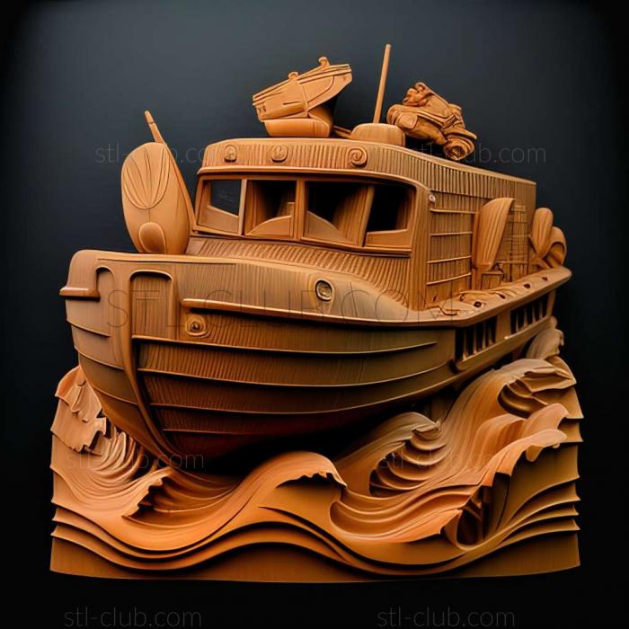 3D модель DUKW 353 (STL)